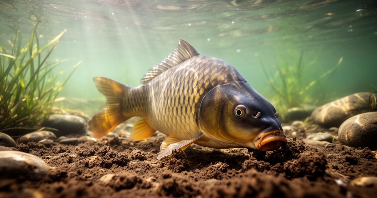 Que mange une carpe selon son âge : alimentation, fréquence et quantités adaptées